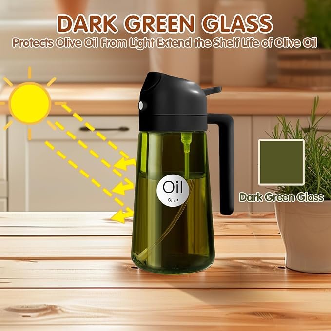 BBQ & Salad, Black - 16oz / 470ml(Black) | Light-Blocking - Image 2