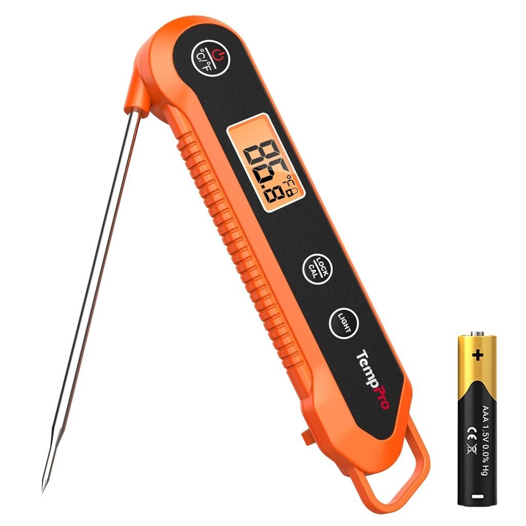 Digital Instant Read Meat Thermometer, IPX6 Waterproof
