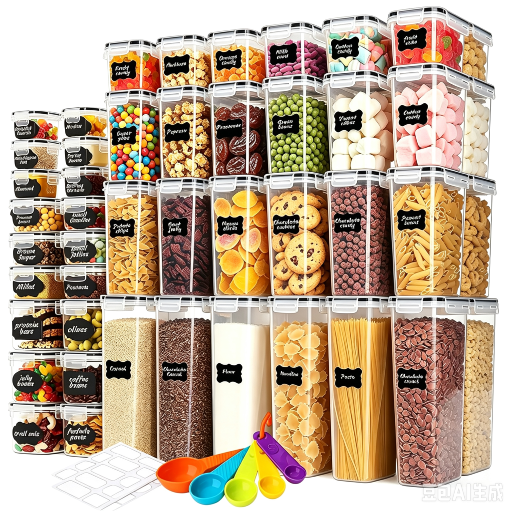 42 Pack Airtight Food Storage Containers Set