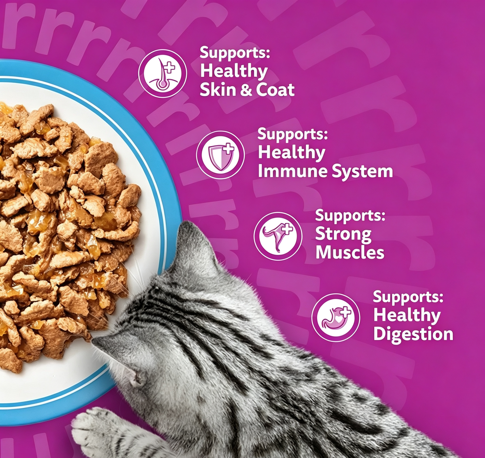 Whiskas 1+ Pouches Mega Pack 96 x 85g - Image 3